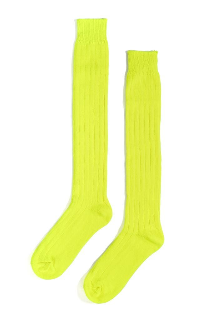 Sokken Neon Geel Gebreid 39 40 41 42 43 44 45 46 Dames Heren, Kleding | Heren, Carnavalskleding en Feestkleding, Nieuw, Carnaval