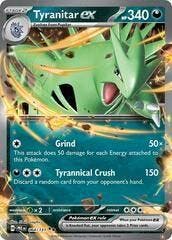 Tyranitar EX 064/131 Prismatic Evolutions, Ophalen of Verzenden, Nieuw, Losse kaart, Foil