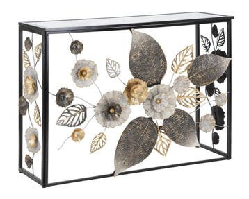 CONSOLE GLAM DONKER CM 111,8X41,9X80 - 1425520000, Ophalen of Verzenden, Nieuw