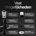 2dekans | MATTI® 5-in-1 - Foodprocessor - 1500 Watt -, Ophalen of Verzenden, Zo goed als nieuw