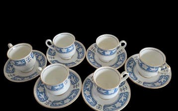 Royal Albert - Koffieservies (12) - Tudor Rose - Porselein -, Antiek en Kunst