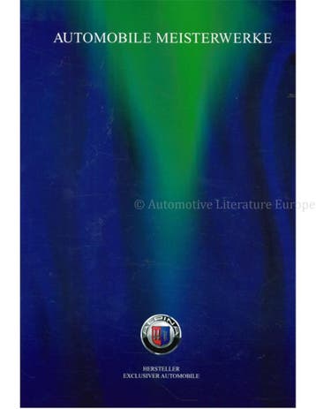 2002 BMW ALPINA RANGE BROCHURE DUITS, Boeken, Nieuw, Author