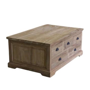 Salontafel met tien laden 110x70cm, Huis en Inrichting, Ophalen of Verzenden, Nieuw