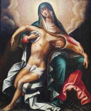 Ecole Flamande (XVII) - Pietà