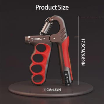 Verstelbare Handknijper Krachttrainer 5-100kg - Gripsterker, Sport en Fitness, Verzenden, Nieuw