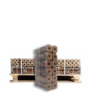 Pini Kay briketten (import) 15 zakken x 10kg (150kg), Tuin en Terras, Minder dan 3 m³, Ophalen of Verzenden, Overige houtsoorten
