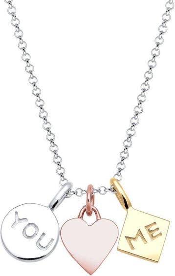 Elli Halsketting YOU ME 925 Sterling Zilver - 45 cm, Verzenden, Nieuw
