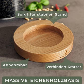 Vijzel met stamper - Kruidenstamper - Kruidenvermaler - Gran, Verzenden, Zo goed als nieuw