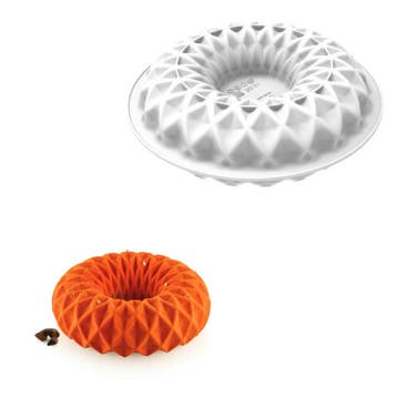 Silikomart Siliconen Vorm Kaleido Ø18x6cm**, Hobby en Vrije tijd, Verzenden, Nieuw