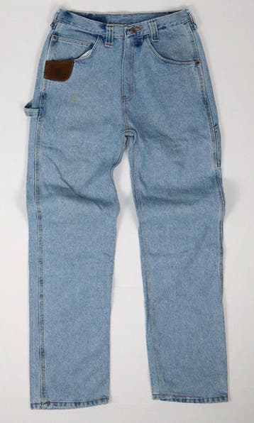 Wrangler RIGGS Workwear heren werkjeans lichtblauw maat, Verzenden, Gedragen
