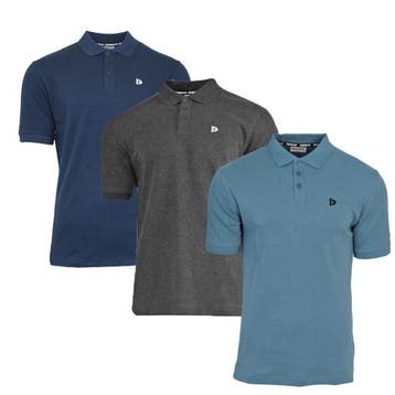 Donnay Donnay Heren - 3-Pack - Polo shirt Noah - Navy /, Verzenden, Nieuw