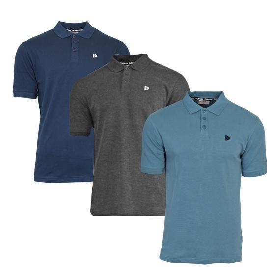 Donnay Donnay Heren - 3-Pack - Polo shirt Noah - Navy /, Kleding | Heren, Polo's, Nieuw, Verzenden