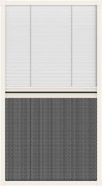 2dekans | Livn Duoplissehor Raam Plus 55x100cm Wit - Hor en, Ophalen of Verzenden, Zo goed als nieuw