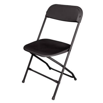 Feest Klapstoelen Zwart | 10 Stuks, Verzenden, Nieuw in verpakking