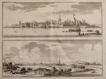 Nederland - Grave / Hervé; Caspar Merian (1627–1686) - Grave, Nieuw