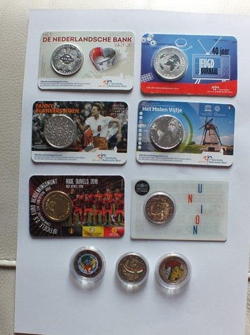 Europa. 2 Euro / Coincard 2000/2021 (9 monete) (Zonder