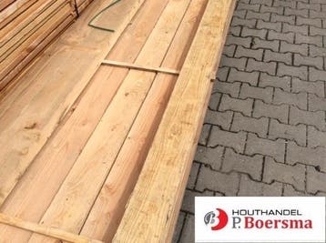 Douglas balken fijnbezaag 75x200 6m1, Nieuw, Balk, Overige houtsoorten, 50 mm of meer