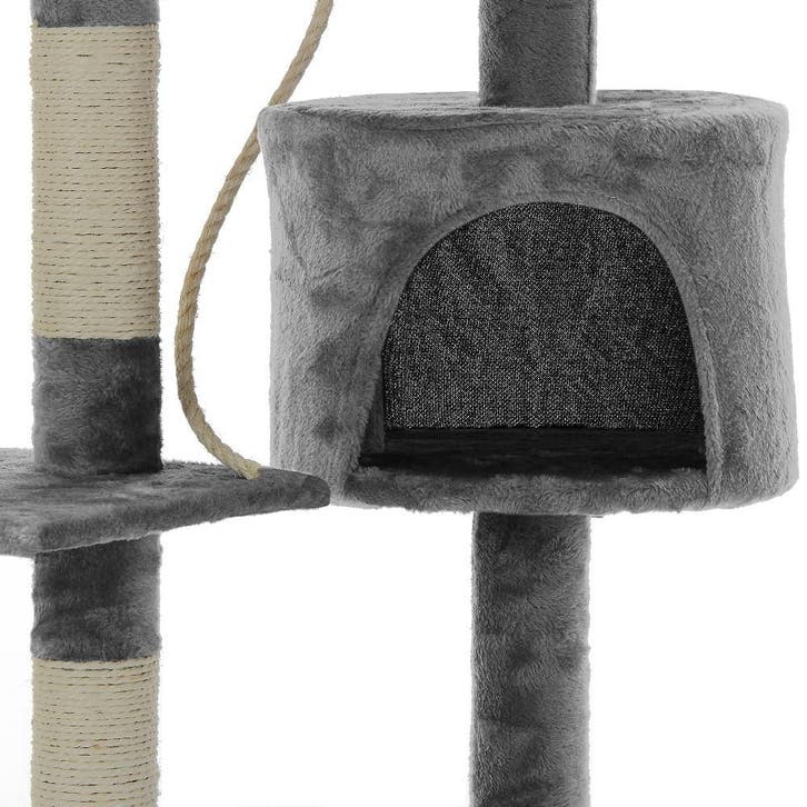 Kattenboom Grijs 112cm (Huisdieren, Voor in Huis), Dieren en Toebehoren, Katten-accessoires, Nieuw, Verzenden