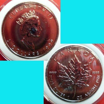Canada. Elizabeth II. 5 Dollars 1999, Maple Leaf, 1 Oz, Postzegels en Munten