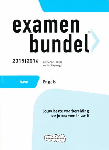 Examenbundel Engels Havo 2015/2016, Boeken, Schoolboeken, Verzenden, Nieuw