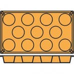La pavoni patisserievorm 11 mini muffins, Ophalen of Verzenden