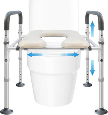Toiletbeugel Vrijstaand - 180kg | Tweedekansje | OP=OP, Diversen, Verpleegmiddelen, Ophalen of Verzenden, Nieuw