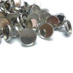 2 x RVS 304 steker voor ornamentje of cabochon tray 12mm,..., Ophalen of Verzenden, Nieuw, Overige typen