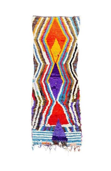 Tapis berbère marocain Boucherouite vintage - Vloerkleed -, Nieuw