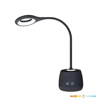 LED bureaulamp LUSIA 5W zwart - draadloos - 3000K + 4000K..., Ophalen of Verzenden, Nieuw