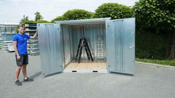 Tweedehands container/AANBIEDING!/ op=op demontabele opslag/