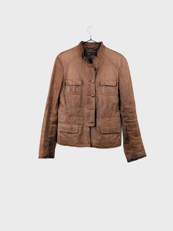 Arma Collection Leren jassen Dames maat XL Bruin Vintage, Kleding | Dames, Jassen | Zomer, Ophalen of Verzenden, Nieuw