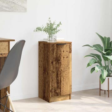 vidaXL Dressoir Oudhout 30 x 30 x 70 cm Bewerkt hout, Huis en Inrichting, Kasten | Dressoirs, Verzenden, Nieuw, Overige houtsoorten
