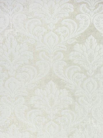 Damast Jacquard-weefsel met fluwelen uitstraling - Floraal