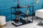 industrieele plank DURA STEEL 90cm zwart metalen console -, Ophalen of Verzenden, Nieuw