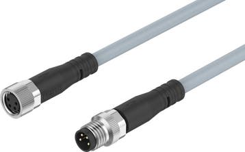 Festo Aansluitkabel M8x1 A- gecodeerd Volgens EN 61076-2-104, Verzenden, Nieuw