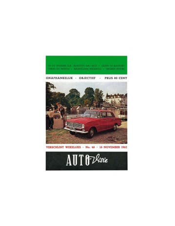1962 AUTOVISIE MAGAZINE 46 NEDERLANDS, Boeken, Nieuw, Author