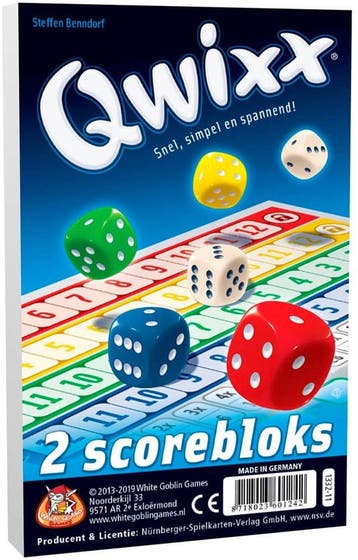 Qwixx - Scorebloks | White Goblin Games - Dobbelspellen, Verzenden, Nieuw