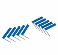 Extra vlaggen met speld Nienhuis Montessori blauw 10 stuks, Verzenden, Nieuw