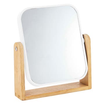 Altom Design make-up / badkamer spiegel bamboe normaal en 2x, Ophalen of Verzenden, Nieuw