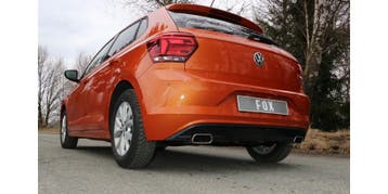 FOX VW Polo AW1 einddemper uitgang rechts/links - 145x65 typ, Verzenden, Nieuw
