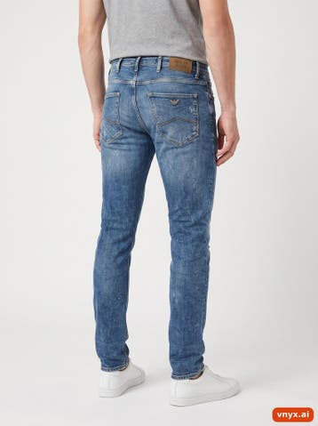 ARMANI JEANS Jeans Heren maat WW26 / L31 Blauw Vintage, Ophalen of Verzenden, Nieuw