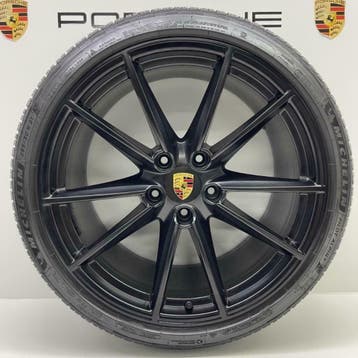 Porsche 992 ORIGINELE 20/21 Carrera S GTS winterset (8mm), Ophalen, Gebruikt, Banden en Velgen, 305 mm