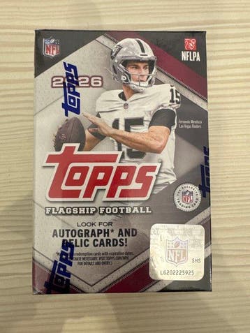 2026 Topps Flagship Football Gesigneerde kaart, Patch-kaart,, Nieuw