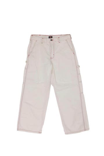 Dickies Broek in maat W34 L30 Wit, Dickies, Verzenden, Zo goed als nieuw, Wit
