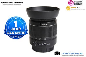 Canon EF-S 18-55mm III lens met 12 maanden garantie, Canon, Ophalen of Verzenden, Zo goed als nieuw, Standaardlens