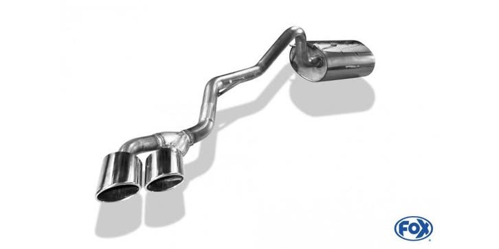 FOX Mitsubishi L200 - K60T - met katalysator einddemper uitl, Auto-onderdelen, Uitlaatsystemen, Nieuw, Verzenden