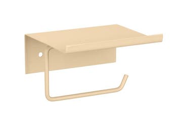 Toiletrolhouder met planchet - beige, Verzenden, Nieuw