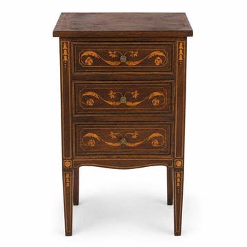 Bijzettafel - Satijnhout, Mahonie, Antiek en Kunst