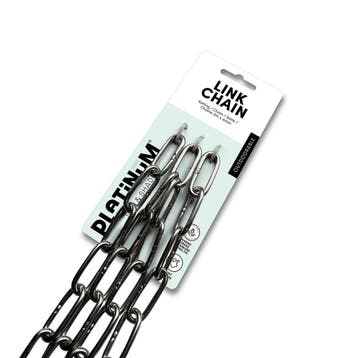 Platinum Ketting schalm 4mm - lang 2m - RVS, Verzenden, Nieuw