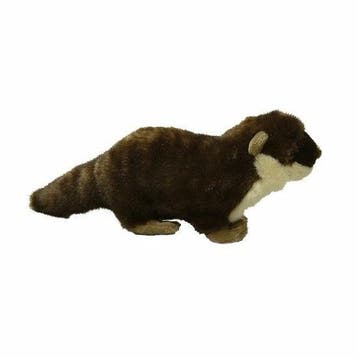 Pluche otter knuffel - 25 cm - bruin en beige, Verzenden, Nieuw